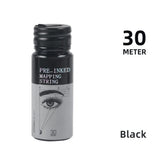 30M Length Pre-inked Mapping String Microblading Mapping Tread Measuring Positioning Tools for Eyebrow, lip Permanent Makeup (Black)